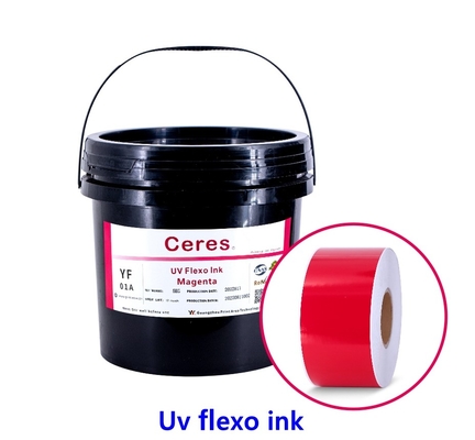 Encre UV CMYK de Flexo et couleurs de Panton pour l'impression de label