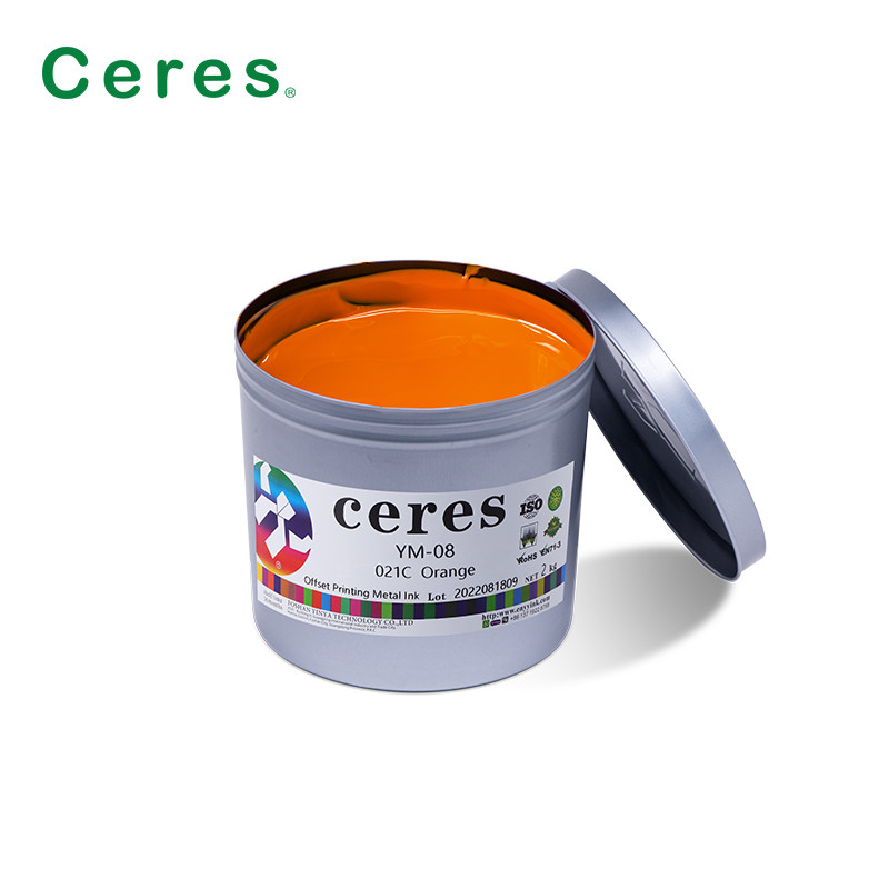 Tinture métallique 021 orange pour boîtes en trois pièces