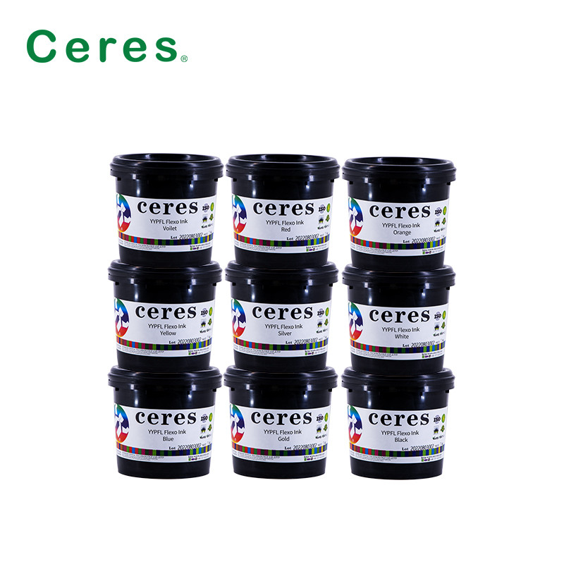 YY PFL Flexo imprimante encre Panton couleur pour les vêtements Marque déposée