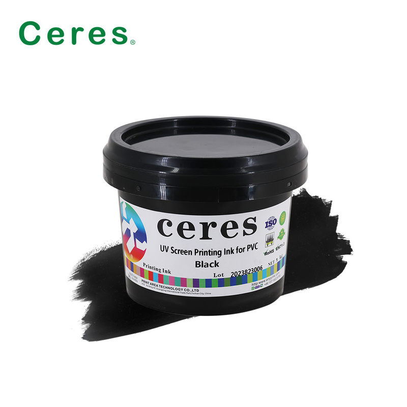 Encre UV sûre d'écran avec la valeur du pH à haute brillance de bonne de résistance à l'usure résistance d'éraflure 7.5-8.5