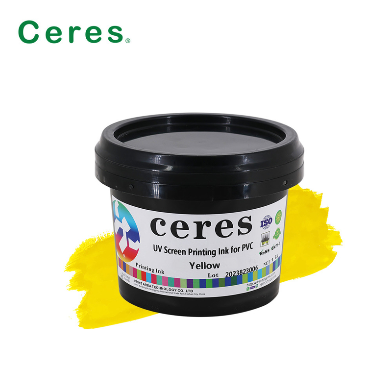 Encre UV sûre d'écran avec la valeur du pH à haute brillance de bonne de résistance à l'usure résistance d'éraflure 7.5-8.5