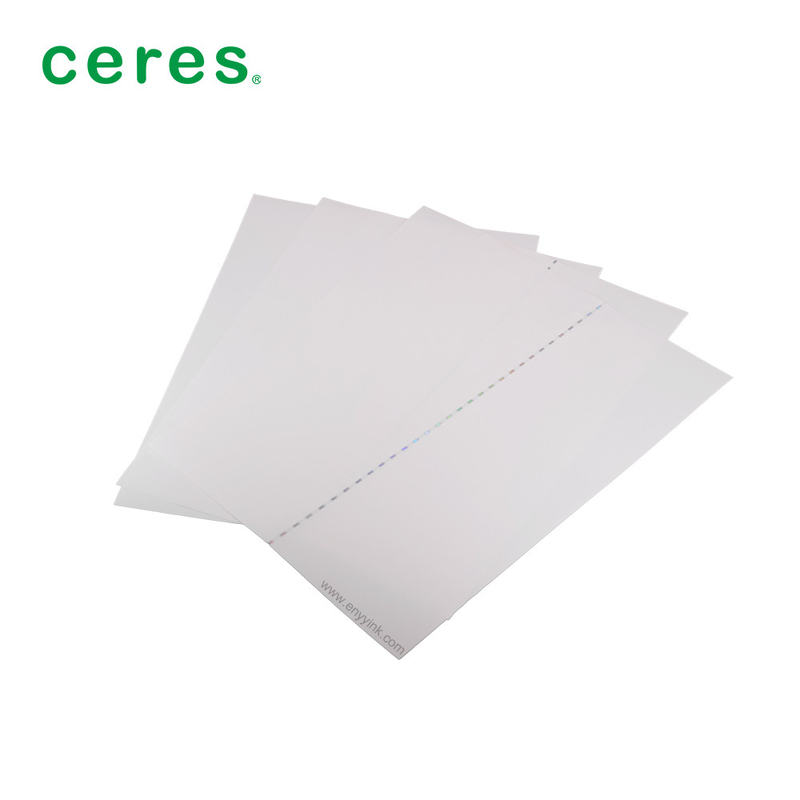 Papier de sécurité A4 de 120 grammes avec fenêtre ouverte fil coloré
