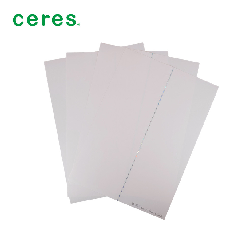 Papier de sécurité A4 de 120 grammes avec fenêtre ouverte fil coloré