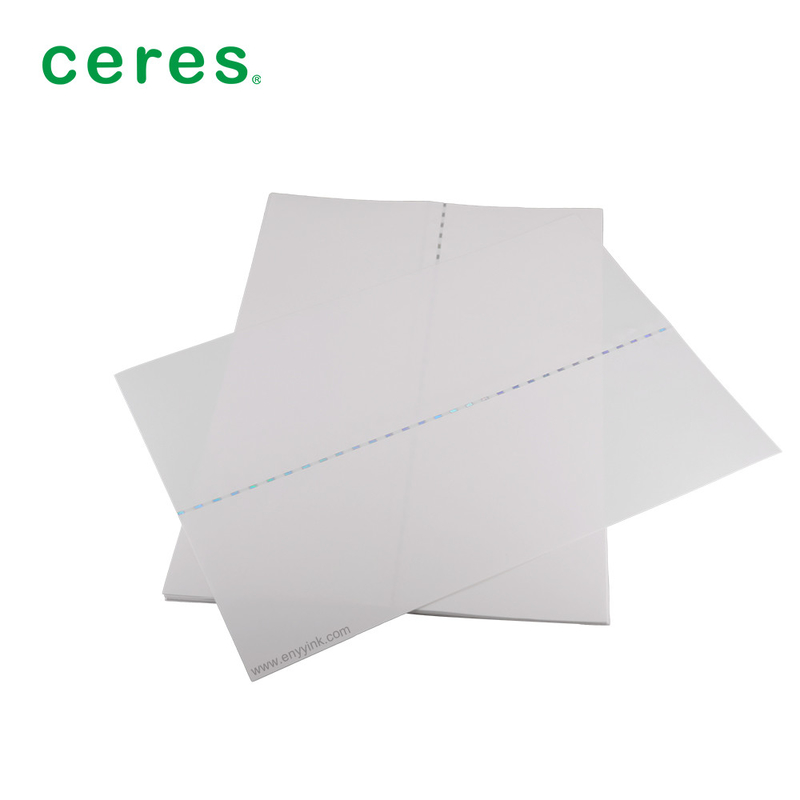 Papier de sécurité A4 de 120 grammes avec fenêtre ouverte fil coloré