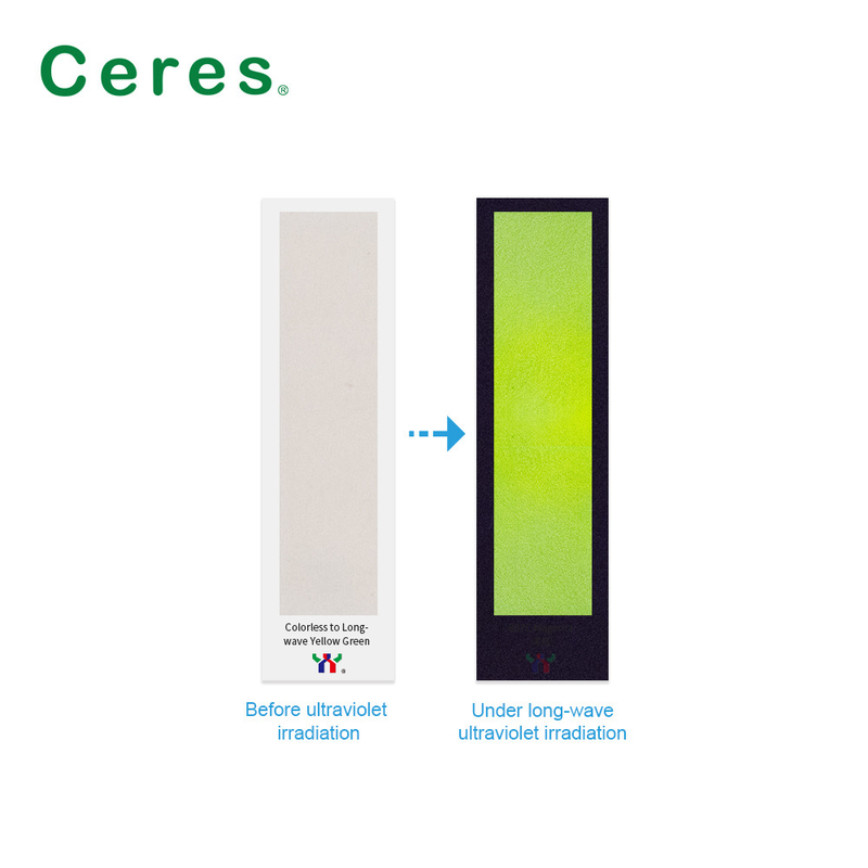 Offset / Écran / Flexo Sécurité de l'impression UV encre invisible pour les documents Jaune Vert Couleur