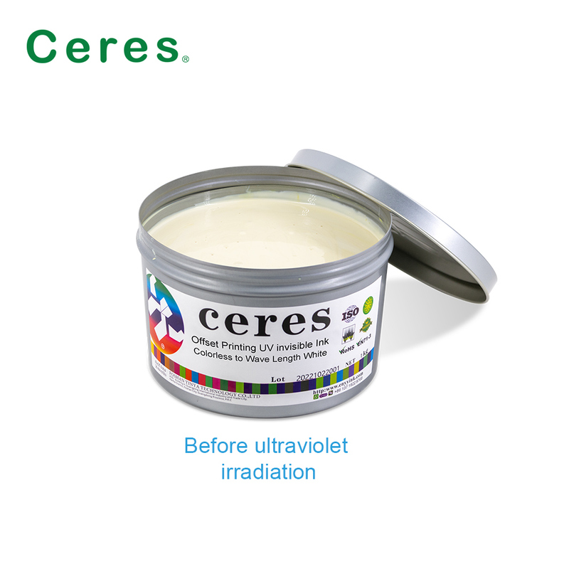 Impression UV Flexo incolore à blanche UVA Invisible pour effets spéciaux Impression