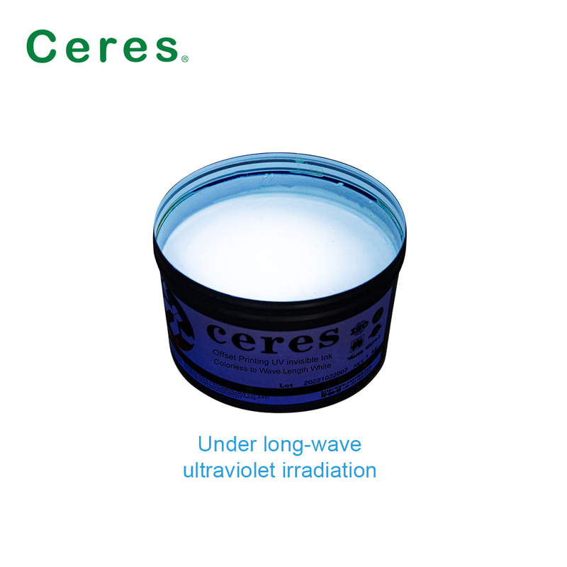 Impression UV Flexo incolore à blanche UVA Invisible pour effets spéciaux Impression