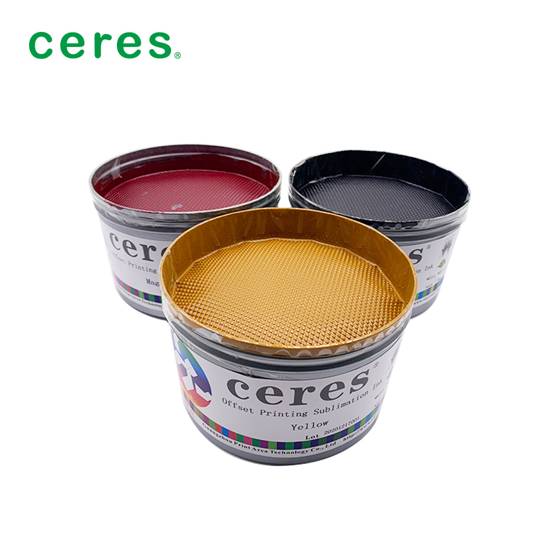 L'encre de sublimation magenta pour l'impression offset avec une température de transfert de 180 à 220 degrés et un poids de papier de 70 à 110 grammes pour une petite différence de couleur
