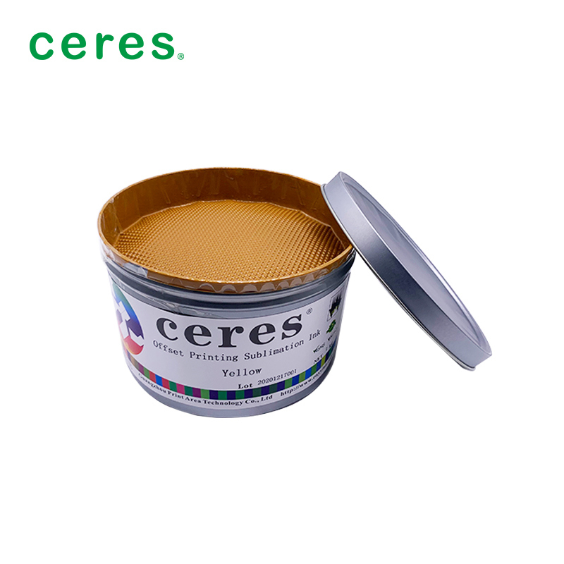 L'encre de sublimation magenta pour l'impression offset avec une température de transfert de 180 à 220 degrés et un poids de papier de 70 à 110 grammes pour une petite différence de couleur