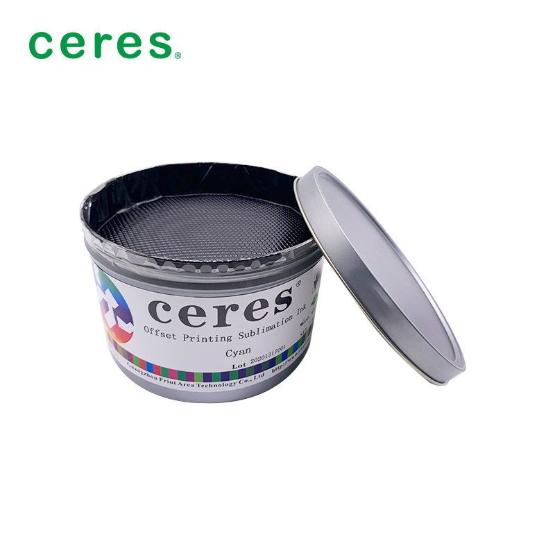 L'encre de sublimation magenta pour l'impression offset avec une température de transfert de 180 à 220 degrés et un poids de papier de 70 à 110 grammes pour une petite différence de couleur