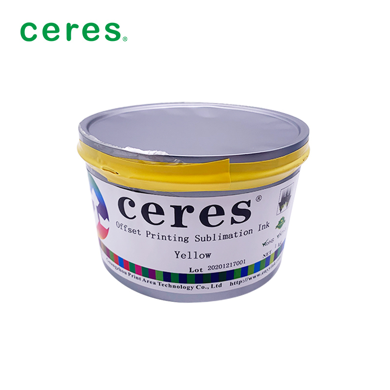 L'encre de sublimation magenta pour l'impression offset avec une température de transfert de 180 à 220 degrés et un poids de papier de 70 à 110 grammes pour une petite différence de couleur