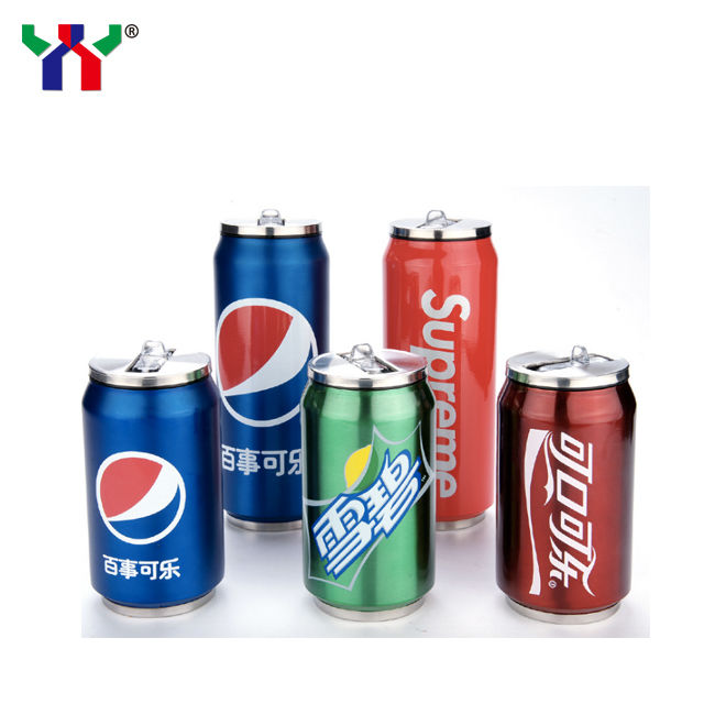 Pantone 485C encre UV rouge décalée pour les boîtes et les couvertures de bière avec EN71-3, RoHS, conformité ASTM dans les emballages 1 kg/CAN