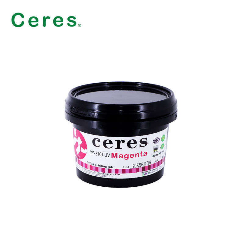 L'encre offset UV économique et efficace avec une garantie de 24 mois pour l'impression haut de gamme