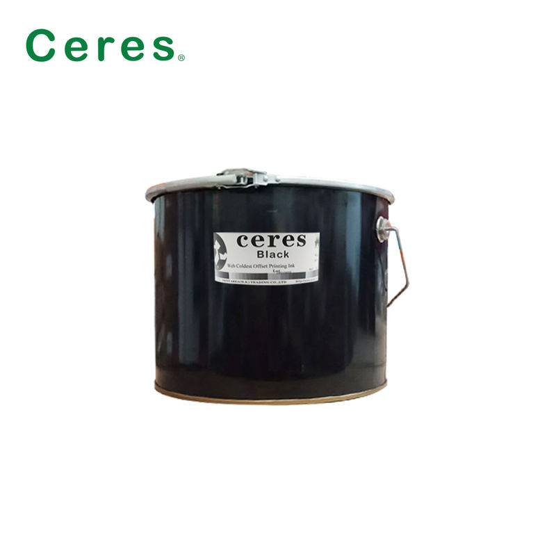 Impression de journaux à base de solvant d'encre offset pour imprimer des journaux en fûts de fer de 20 kg