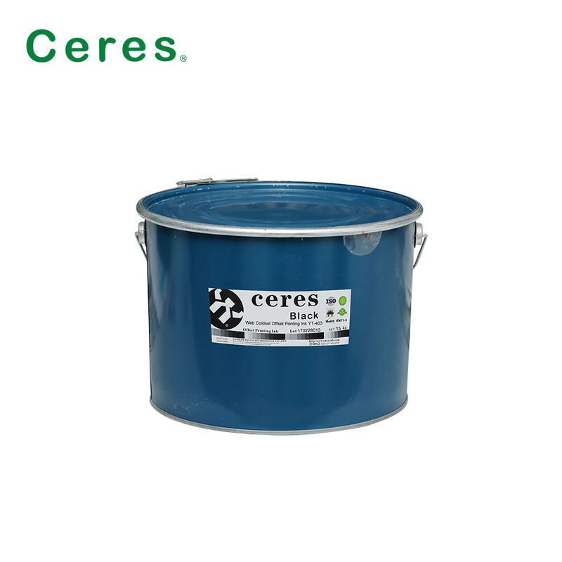 Tinture d'impression offset à froid Web pour l'impression de journaux avec transfert d'encre forte dans l'emballage en fûts de fer