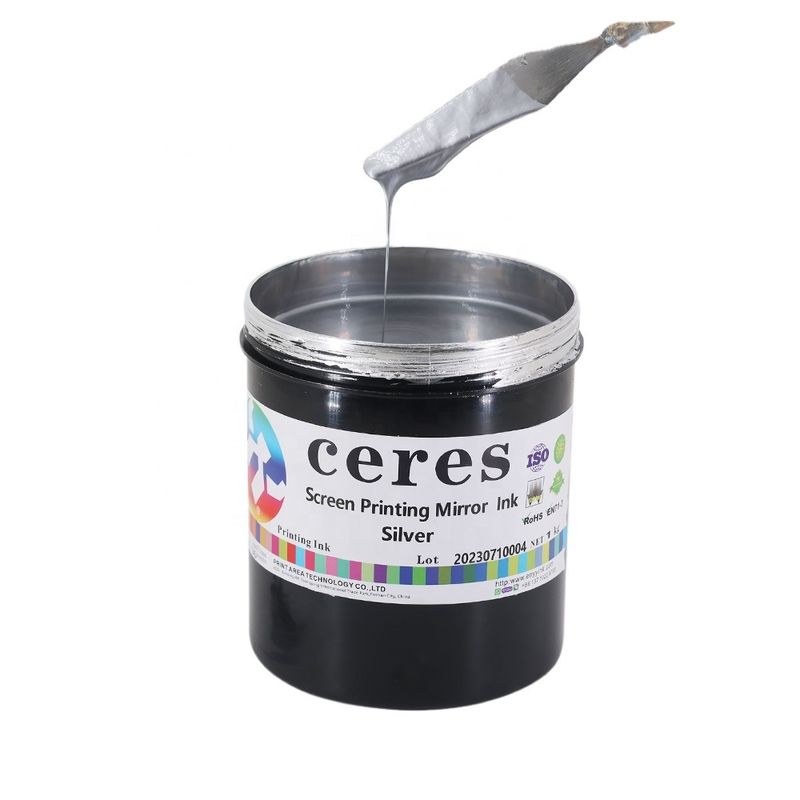 Encre miroir argent brillant pour impression offset, validité 2 ans et qualité A+