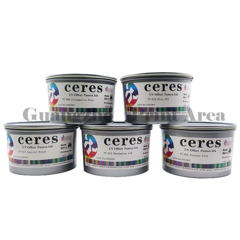 Encre offset UV YT-910 avec garantie de 24 mois, 100% sûre et testée pour l'impression d'emballages
