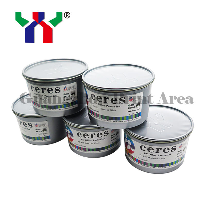 Encre offset UV YT-910 avec garantie de 24 mois, 100% sûre et testée pour l'impression d'emballages