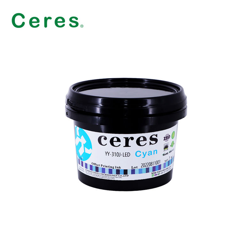 UV Offset Ink Couleur rouge chaude Séchage rapide avec de bonnes performances de transfert pour l'impression offset