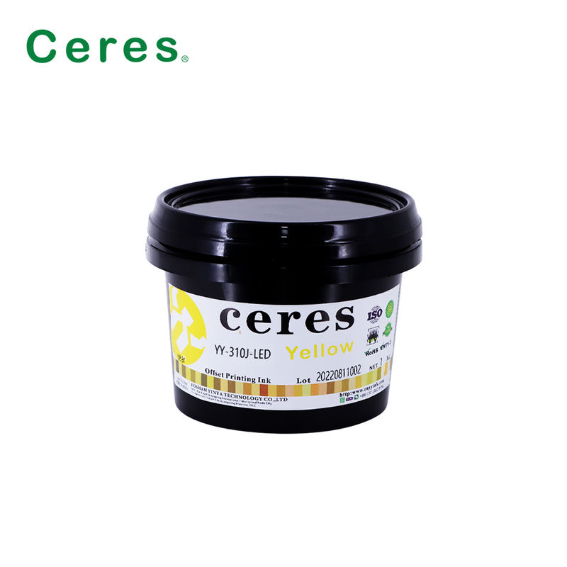 UV Offset Ink Couleur rouge chaude Séchage rapide avec de bonnes performances de transfert pour l'impression offset