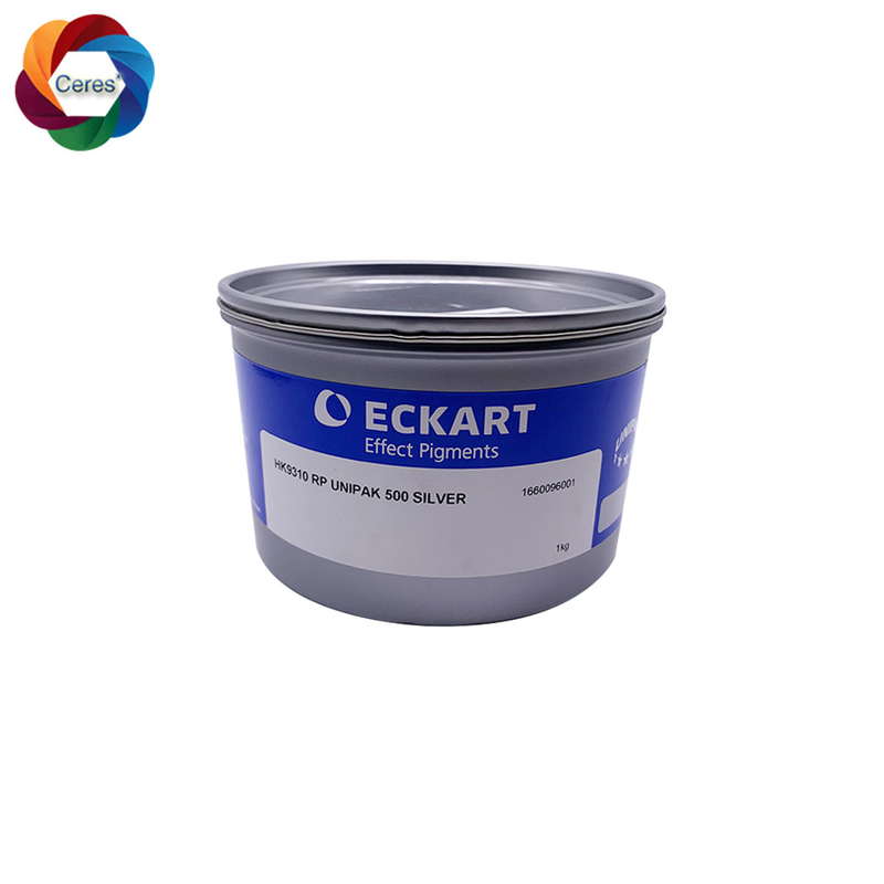 Offset Eckart 9310 encre d'impression en argent encre à base de solvant en flocons de maïs en or