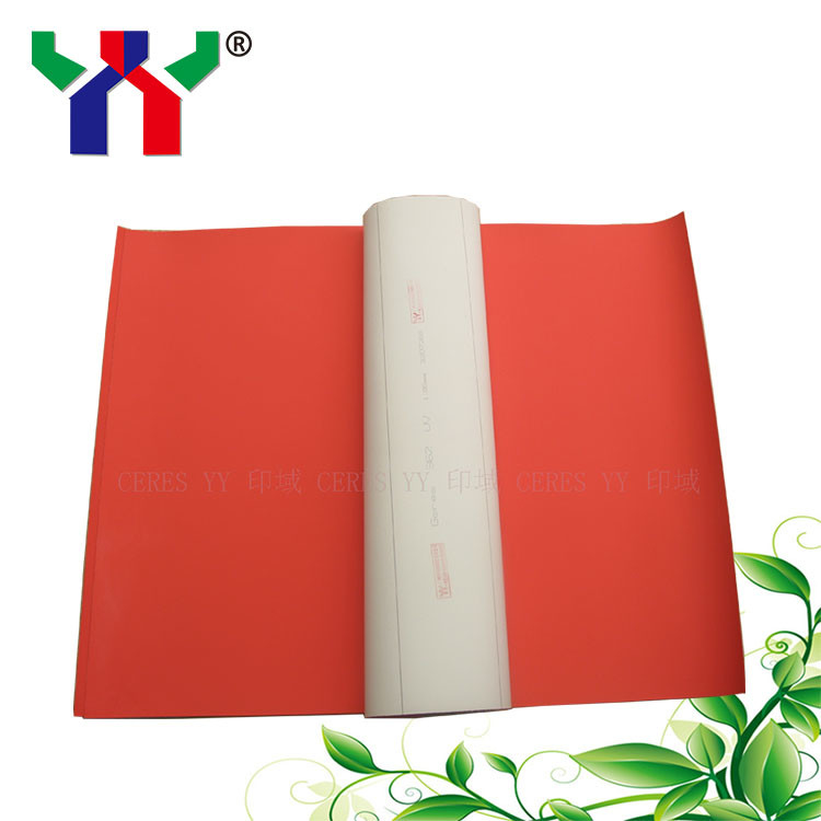 PS Plaque Offset Couverture Types de caoutchouc rouge Machine d'impression UV Affinité