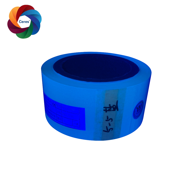 PET 27 Mic Film d'estampage à chaud UV Invisible Ink Blue Bopp Film de laminage de papier