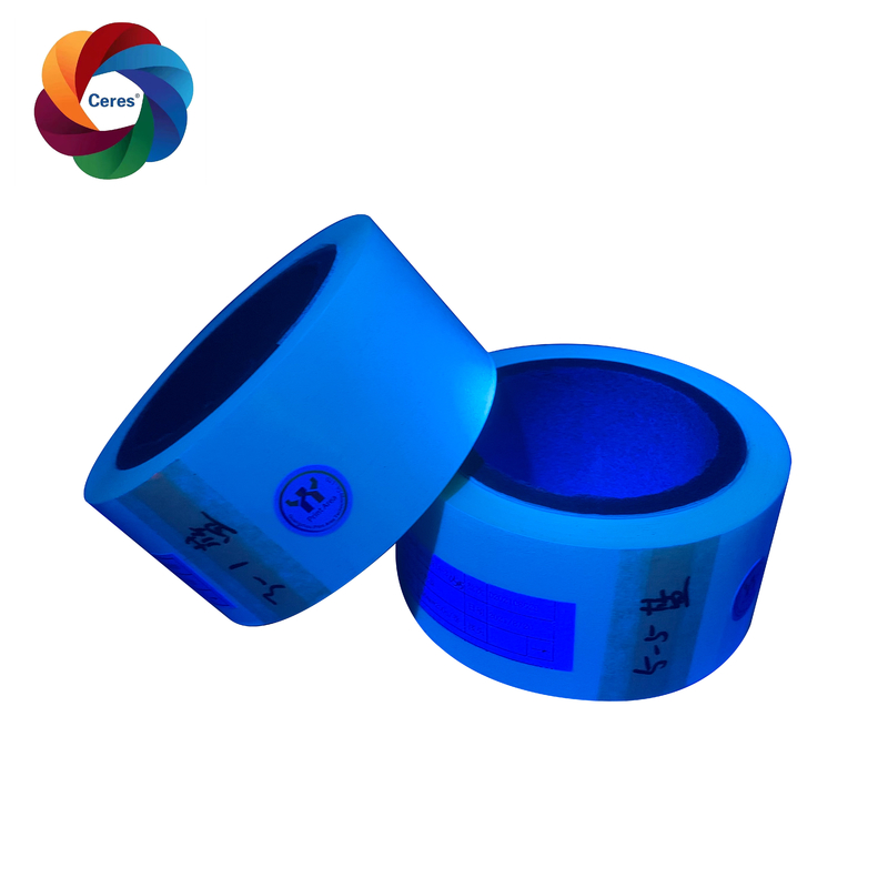 PET 27 Mic Film d'estampage à chaud UV Invisible Ink Blue Bopp Film de laminage de papier