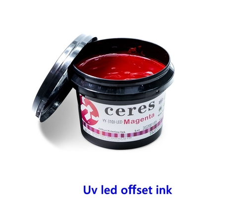 MSDS UV Offset Ink Ceres 1 Kg Canned Ink à base de solvant YY-213 Séchage rapide