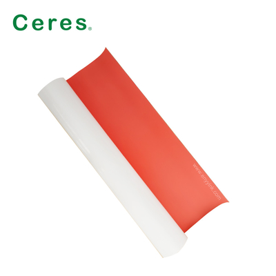Épaisseur en caoutchouc de impression auto-adhésive UV de la couverture 1.95mm de couleur rouge