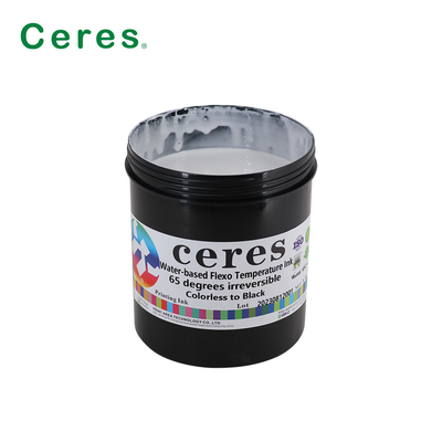 Encre thermo-sensible de Flexo de 65 degrés d'encre irréversible à base d'eau de sécurité