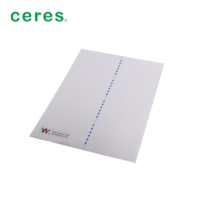 80 grammes de papier à filigrane de sécurité avec des fils verts à bleus