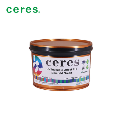 L' encre UV invisible vert émeraude 1 kg / boîte Pour le paquet de sécurité