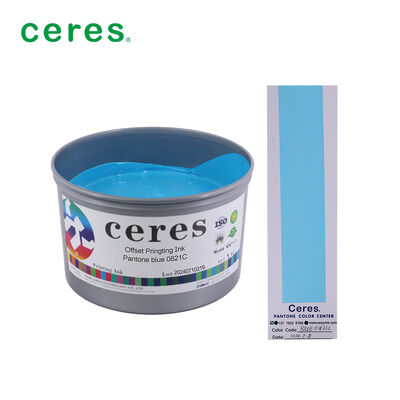 Ceres Offset Pantone Printing Ink 0821c Blue