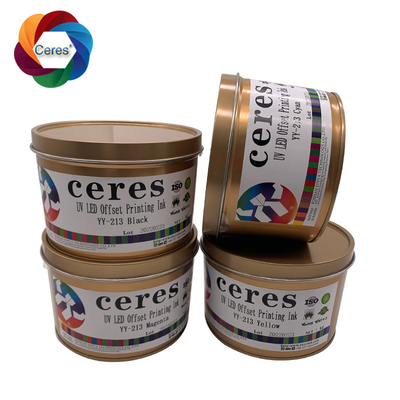 YY-213 L'encre d'impression offset UV à LED curable pour tasse en plastique