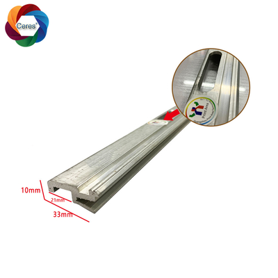Imprimante à barres offset en caoutchouc, couverture métallique, barres d'aluminium, pinces en acier