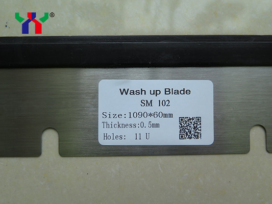 11 trous de caoutchouc Heidelberg lames de lavage SM102 pièces de la machine d'impression offset
